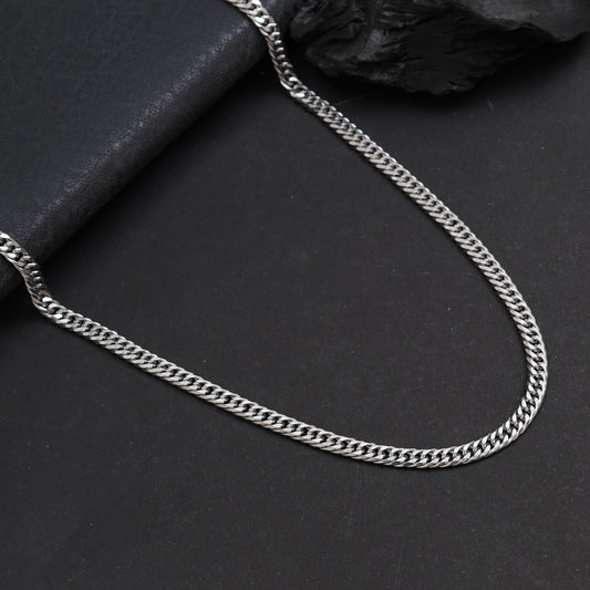 Silver Cuban Neck Chain