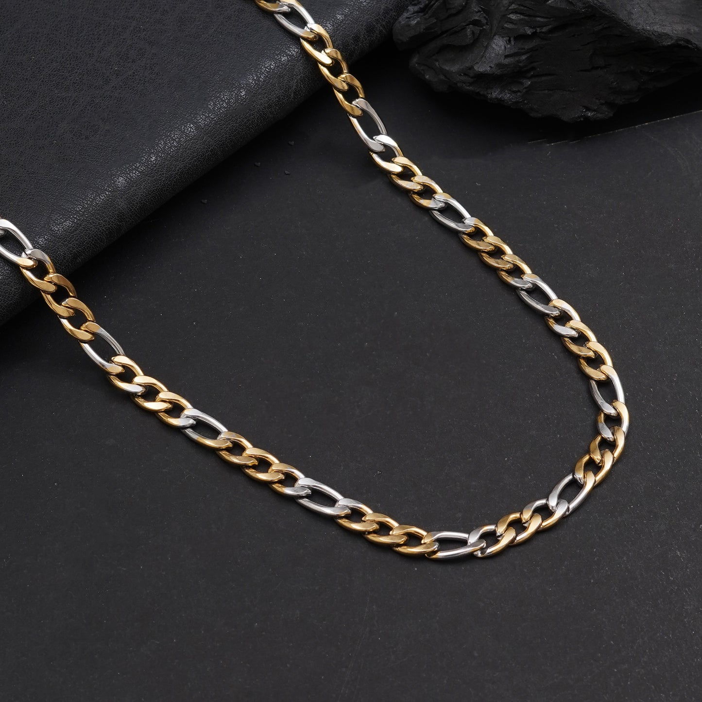Dual Tone Cuban Neck Chain