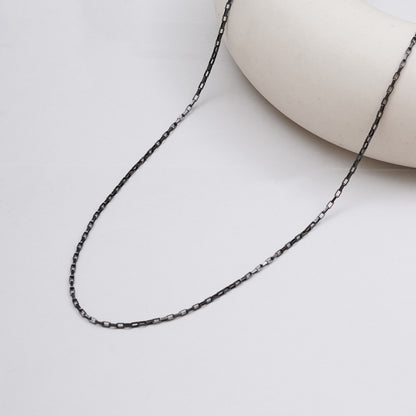 Black Cube Neck Chain