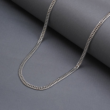 Silver Cuban Neck Chain