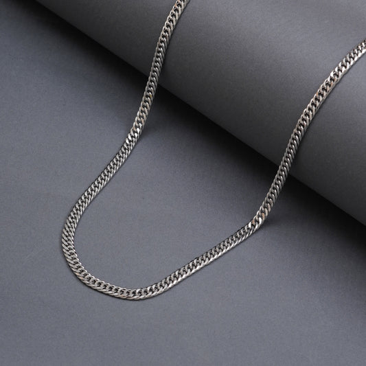 Silver Cuban Neck Chain