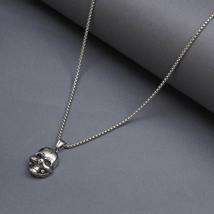 Skull Head Pendant With Chain