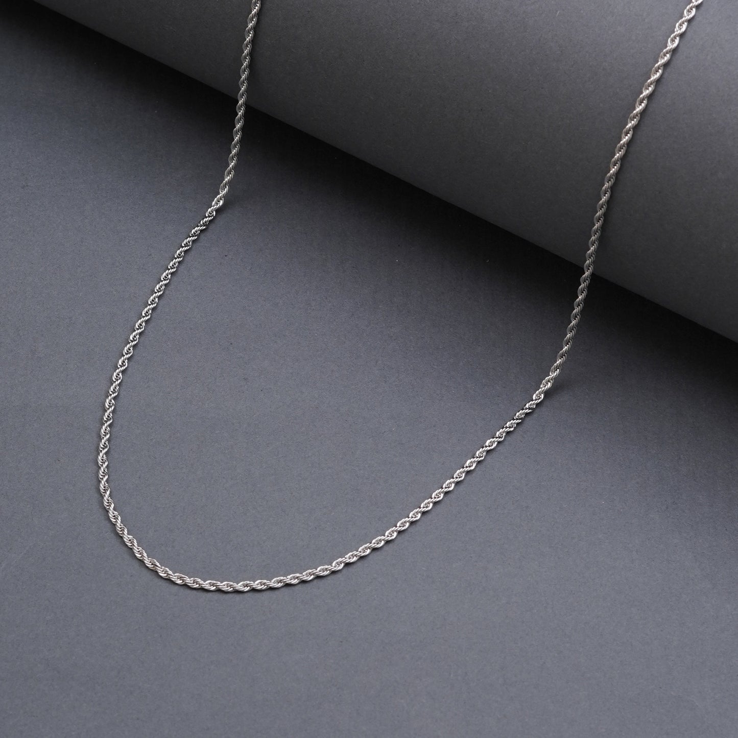 3 mm Silver Rope Chain