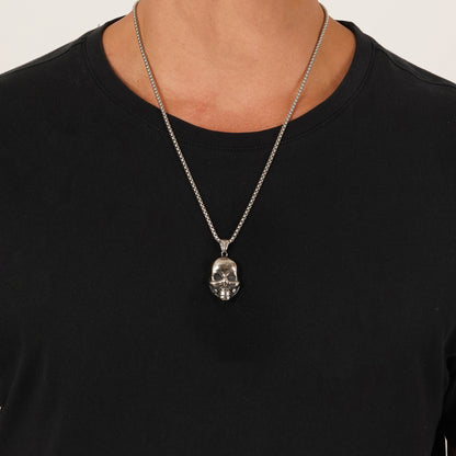 Skull Head Pendant With Chain