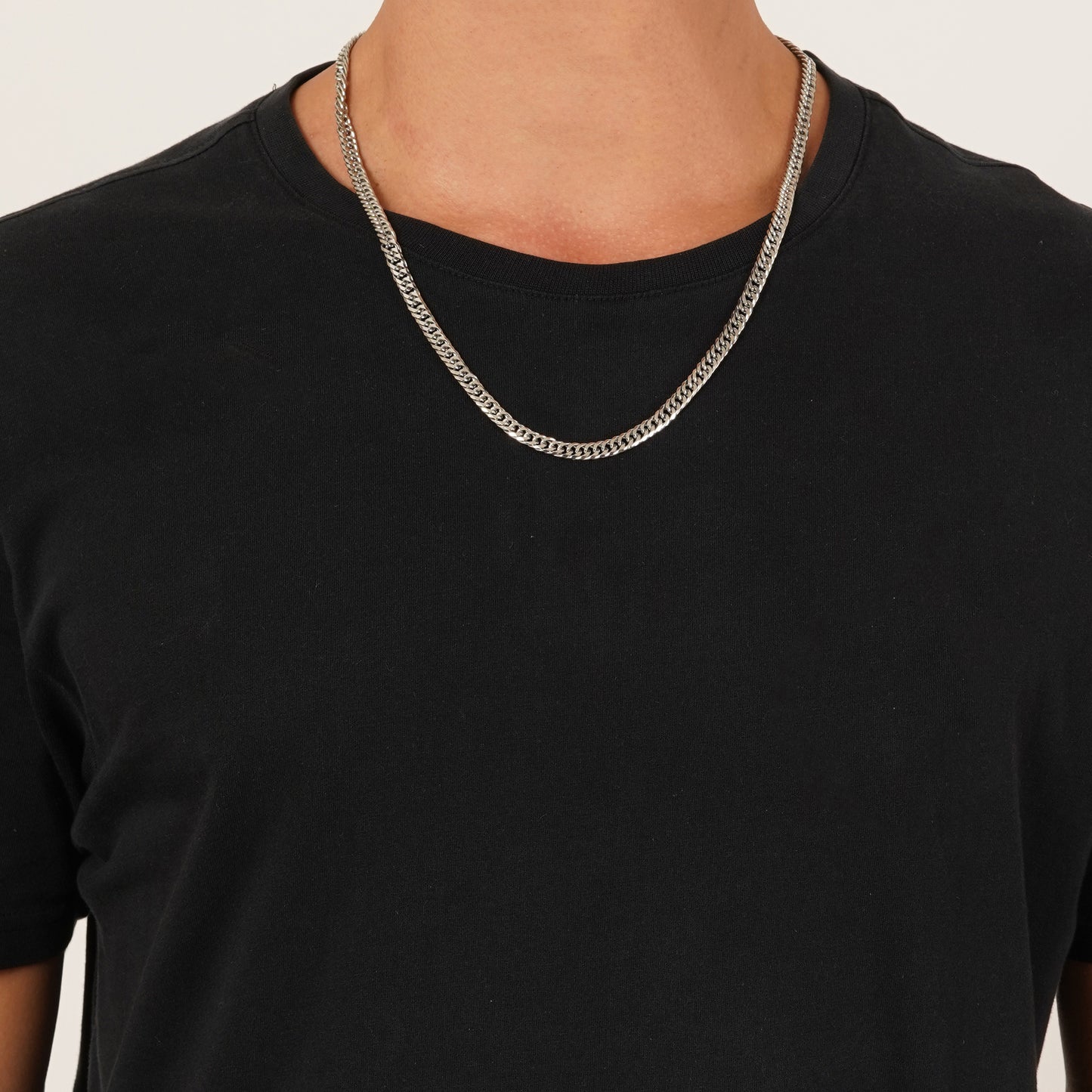 Silver Cuban Neck Chain