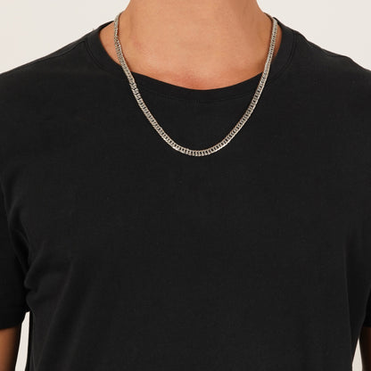 Silver Cuban Neck Chain