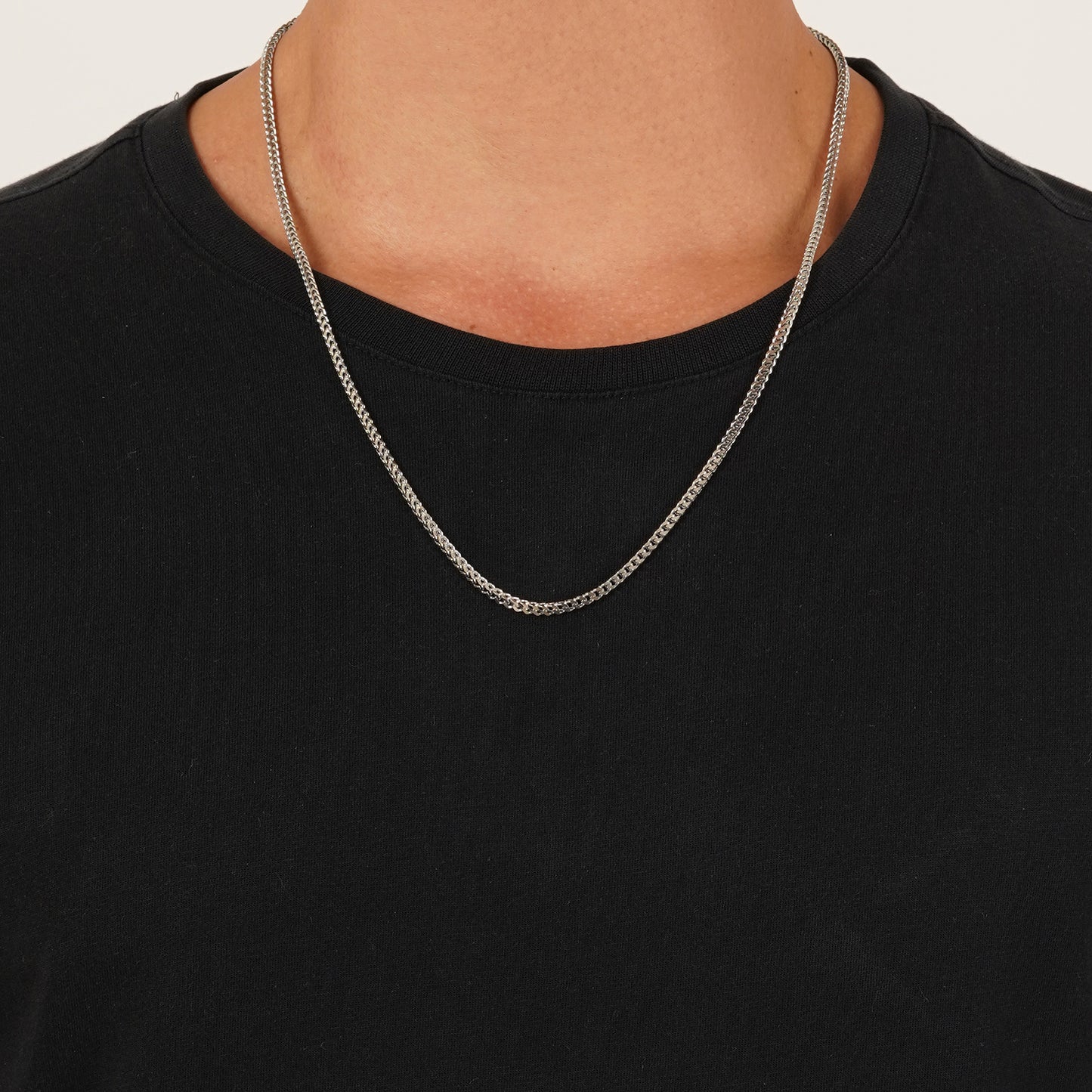 Silver Mesh Neck Chain