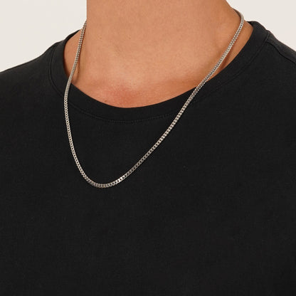 Silver Mesh Neck Chain