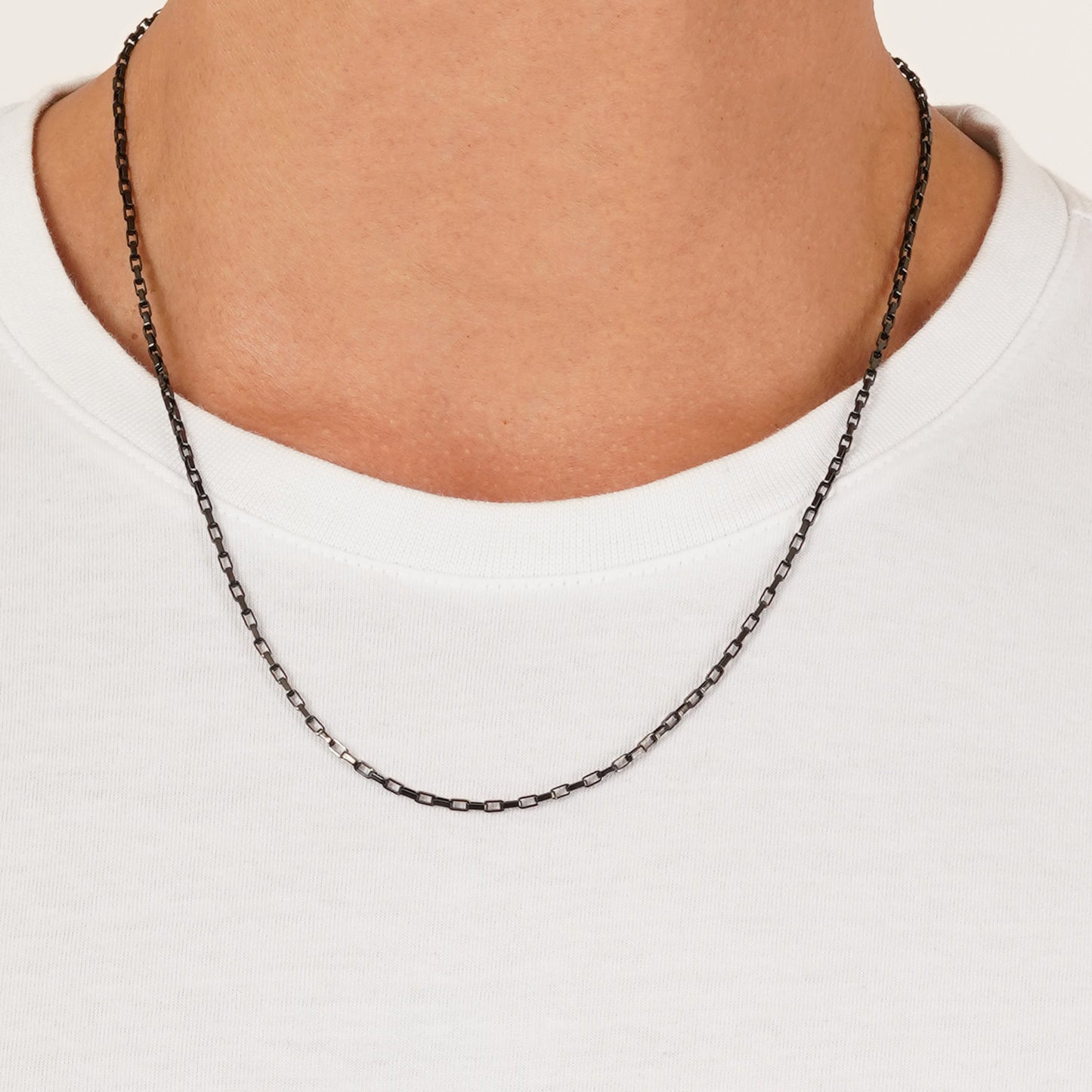 Black Cube Neck Chain