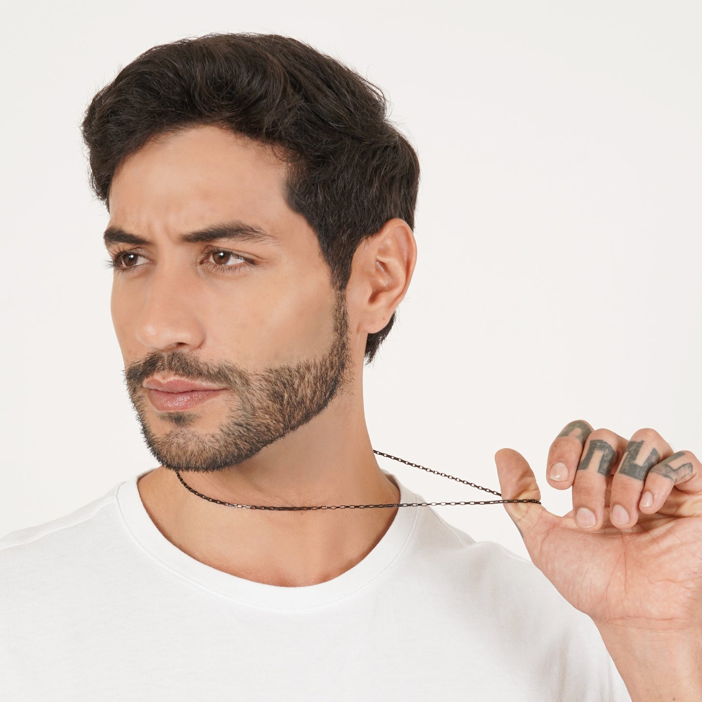 Black Cube Neck Chain