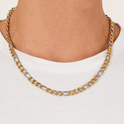 Dual Tone Cuban Neck Chain