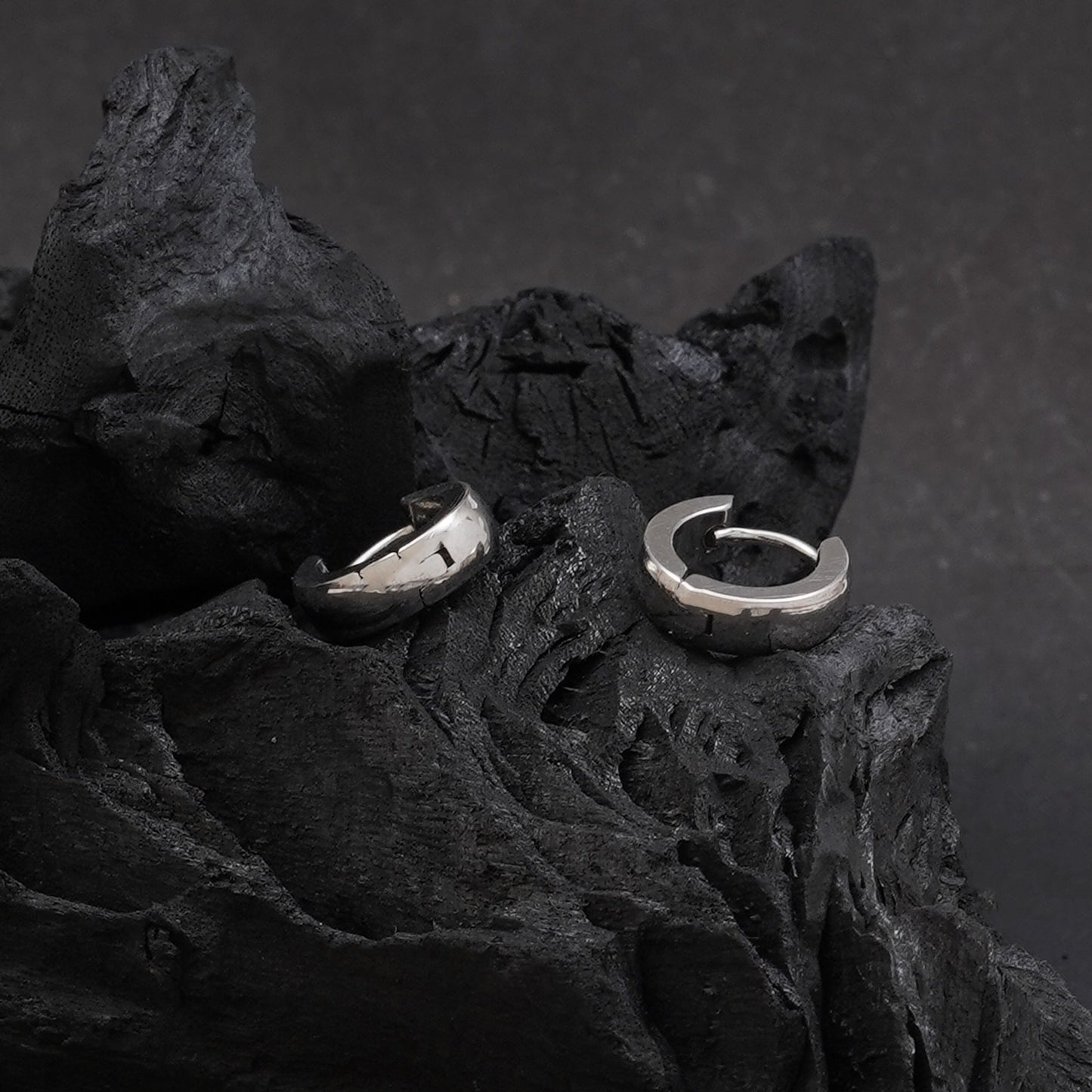 Pierced Hoop Earrings