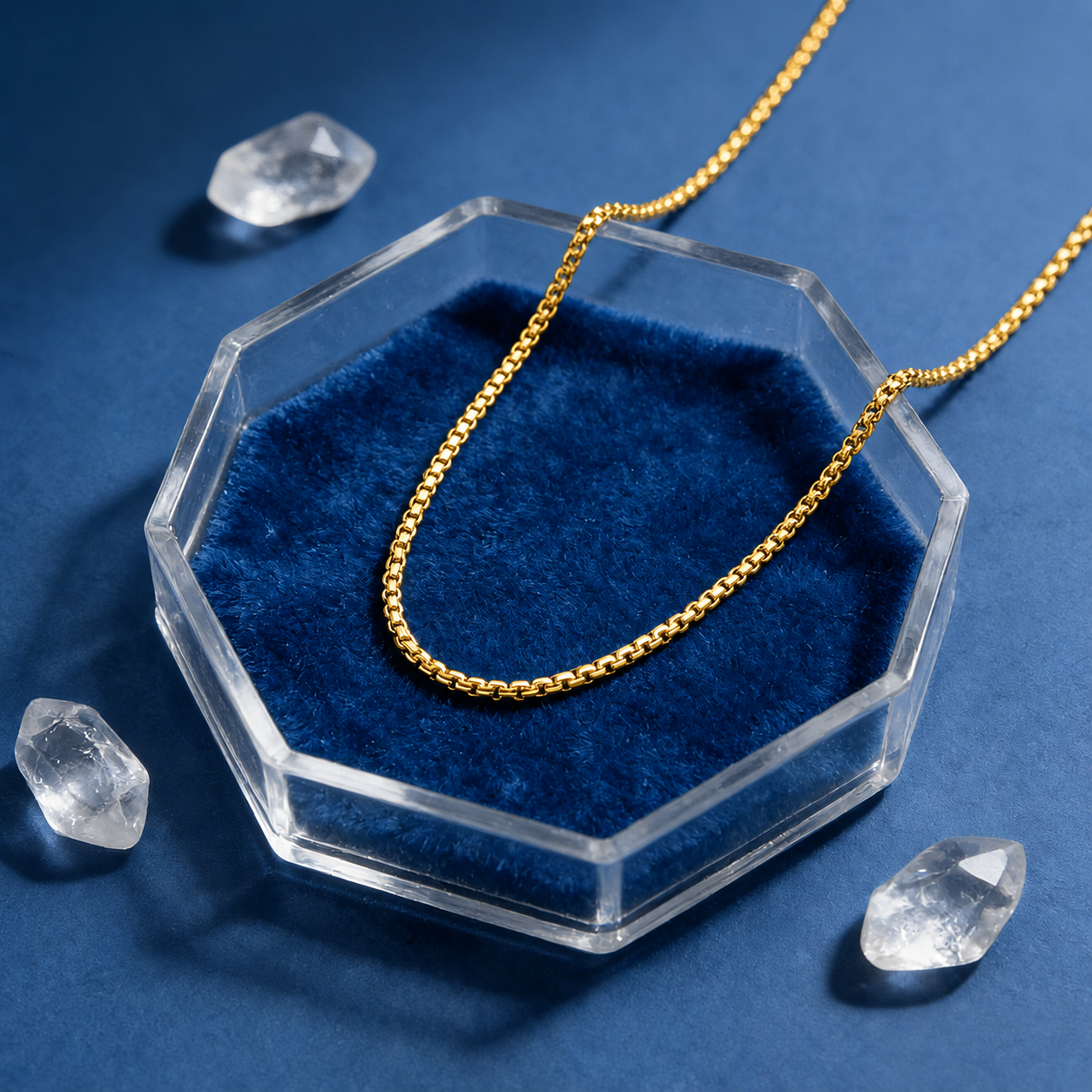 3mm Gold Box Chain