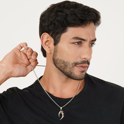 Wolf Tooth Pendant With Chain