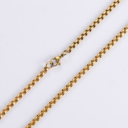 3mm Gold Box Chain
