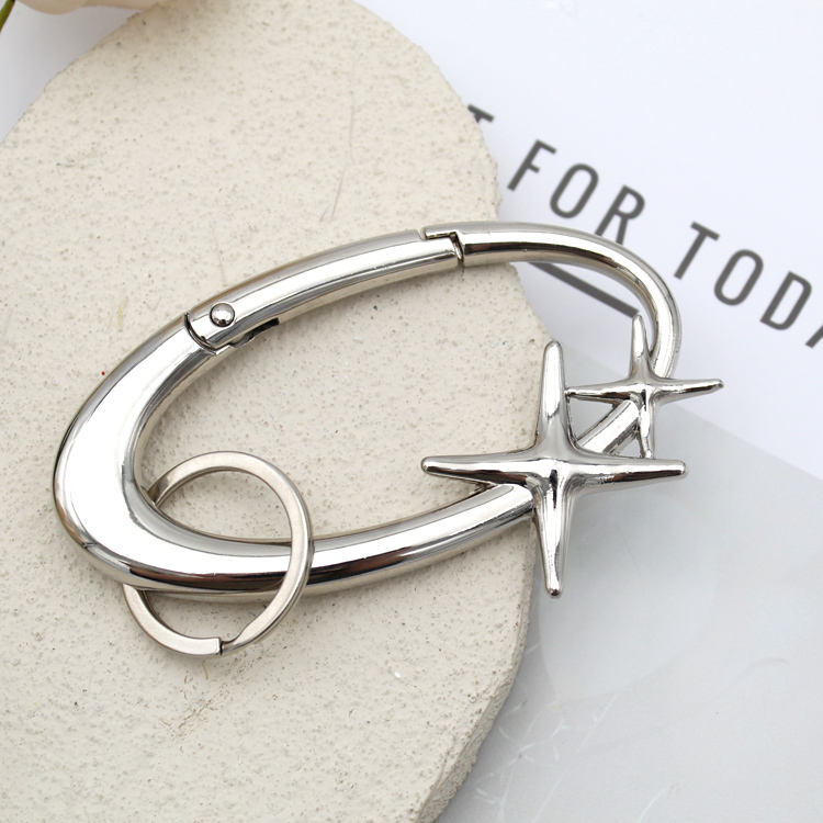 Star Shaped Carabiner Keychain