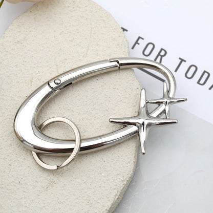 Star Shaped Carabiner Keychain