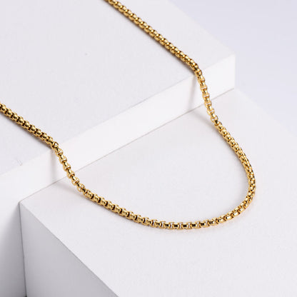 3mm Gold Box Chain