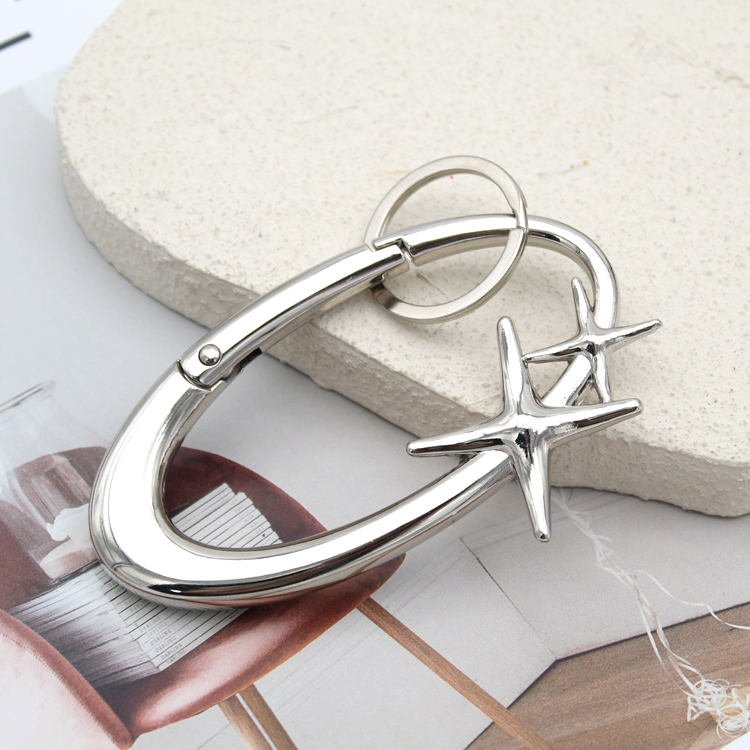 Star Shaped Carabiner Keychain