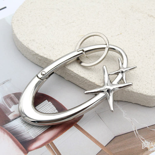 Star Shaped Carabiner Keychain