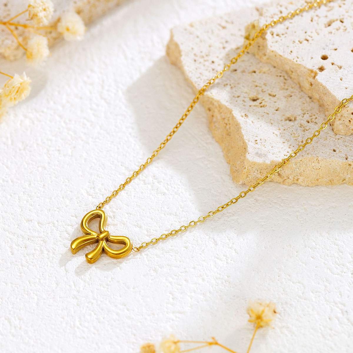 Bow Charm Necklace