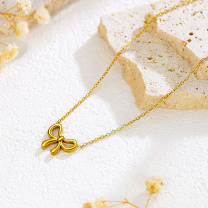 Bow Charm Necklace