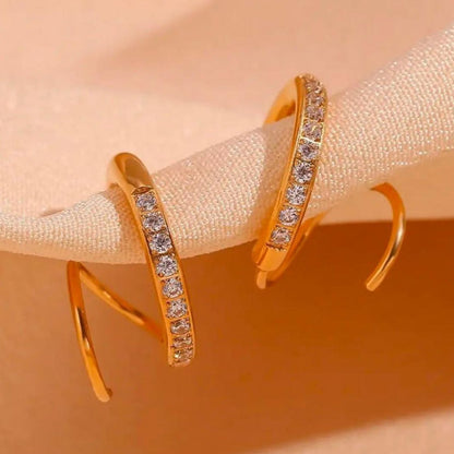 One Piercing, Two Looks — Hoop Earrings