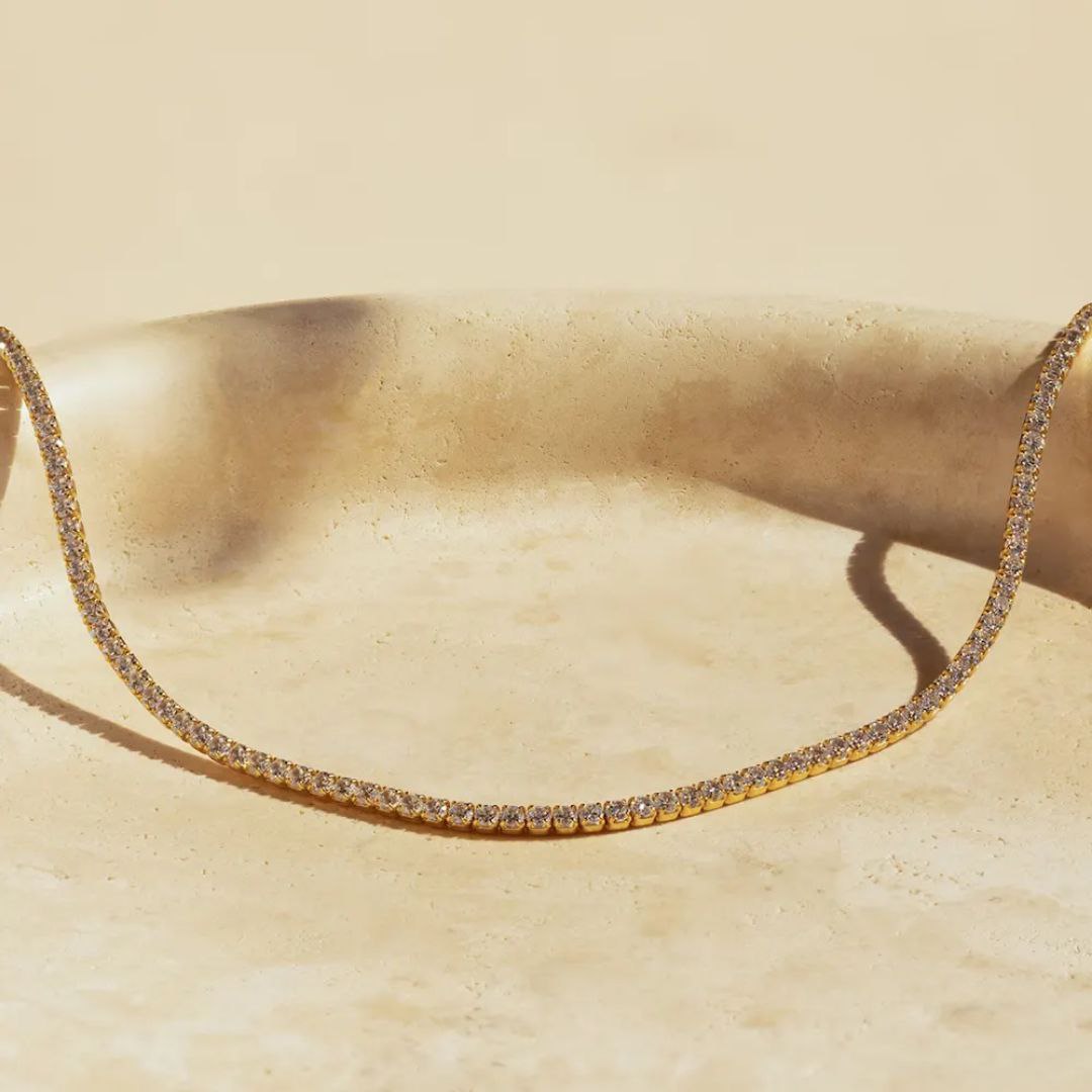 Cubic Zirconia Neck Chain