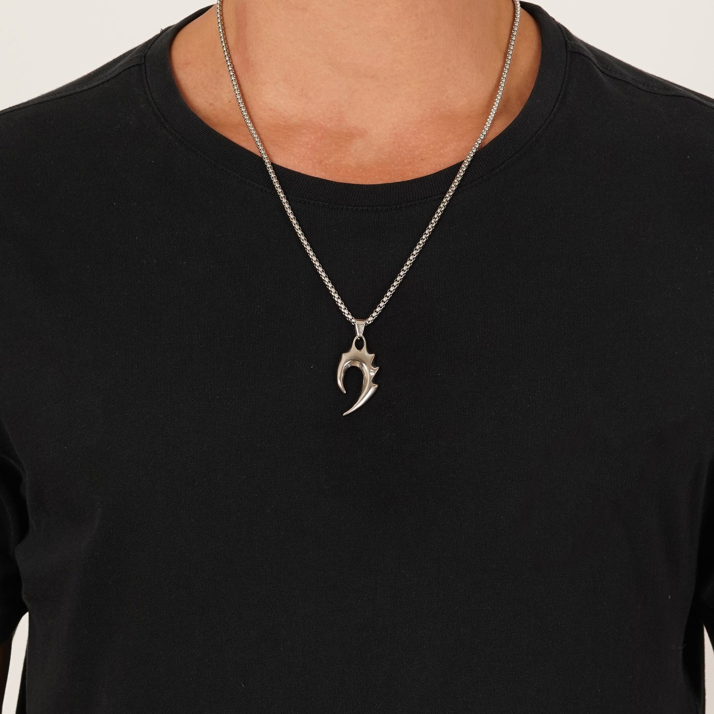 Wolf Tooth Pendant With Chain