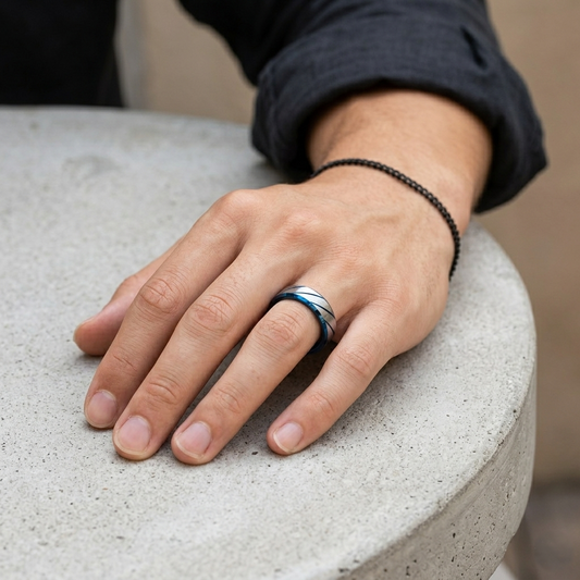 Blue Band Ring