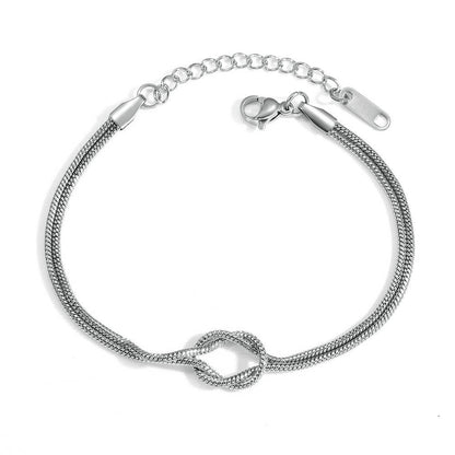 Double Rope Knot Chain Bracelet