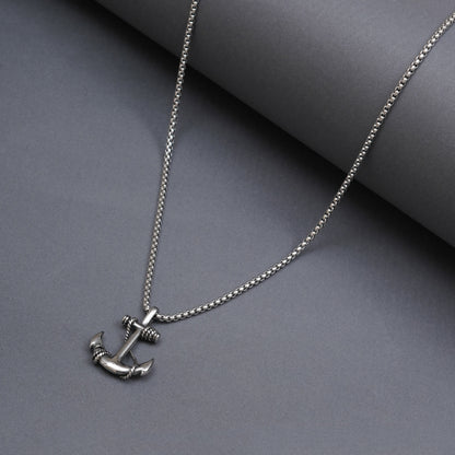 Pirates Anchor Pendant With Chain